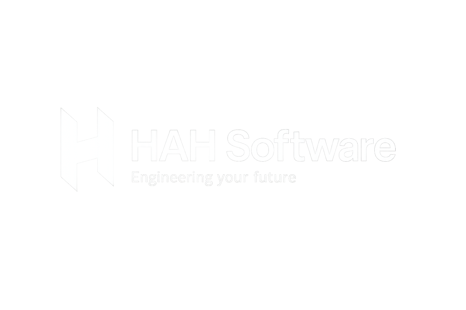 HAH Software with tagline white